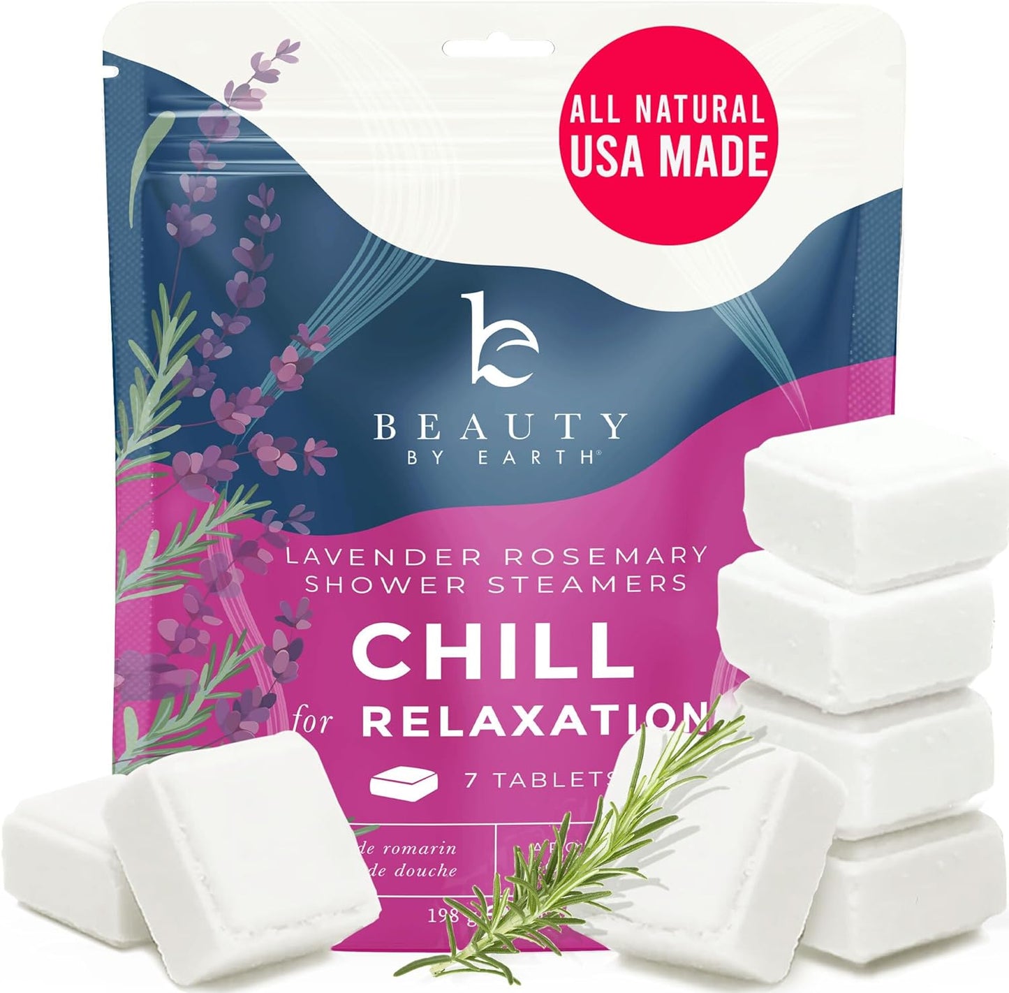 Shower Steamers Aromatherapy - USA Made Lavender Shower Bombs, Valentines Day Gifts Relaxation Gifts for Women for Stress Relief & Bath Essentials for Wife, New Mom Gifts & Relaxing Gifts for Men