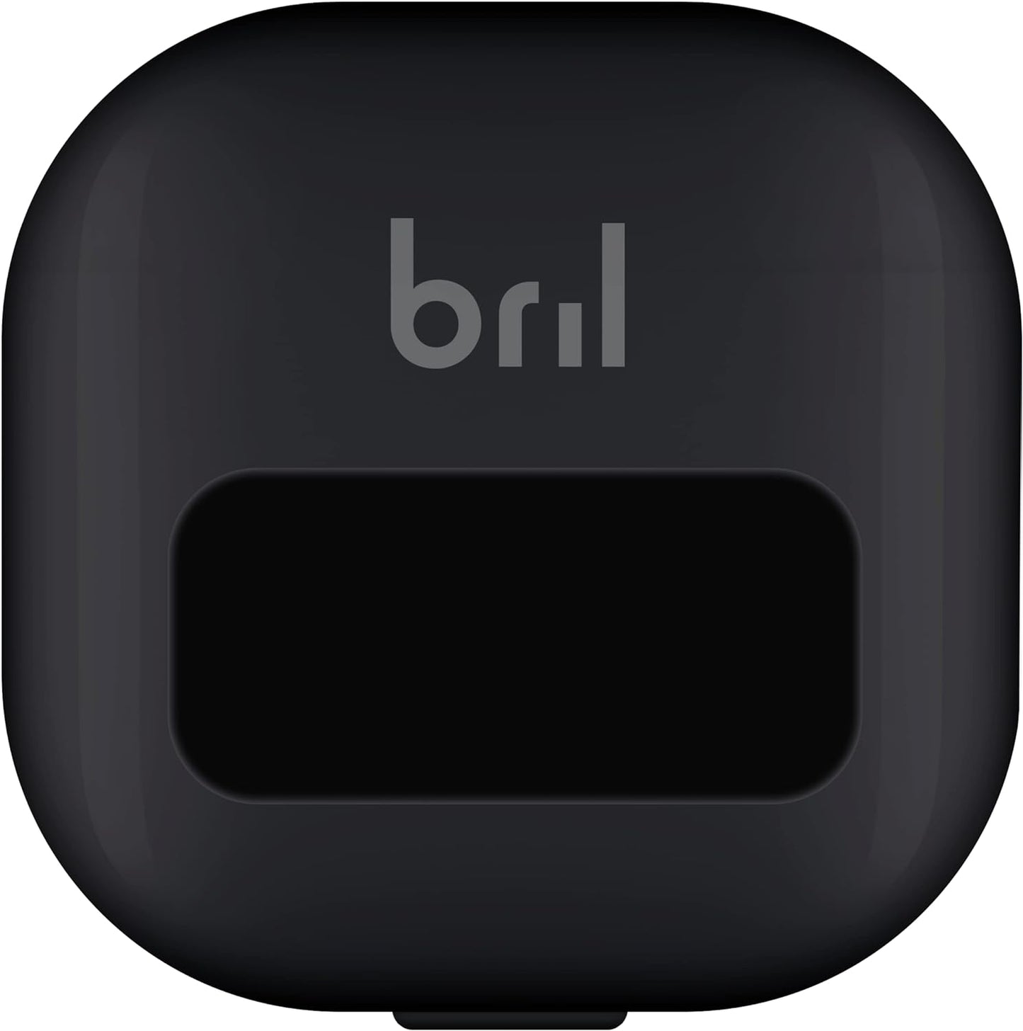 Bril UV-C Toothbrush Sanitizer, Portable Sterilizer, Cover, Holder, and Case for Any Size Toothbrush, BlackÉ
