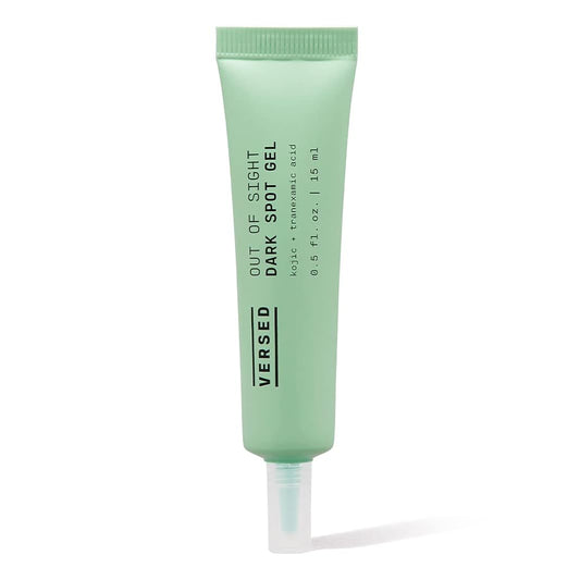 Versed Out Of Sight Dark Spot Facial Gel - Tranexamic Acid, Kojic Acid, Licorice Root, and Niacinamide Help Even Out Skin Tone and Treat Dark Spots - Vegan (0.5 fl oz)