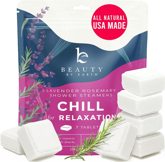Shower Steamers Aromatherapy - USA Made Lavender Shower Bombs, Valentines Day Gifts Relaxation Gifts for Women for Stress Relief & Bath Essentials for Wife, New Mom Gifts & Relaxing Gifts for Men