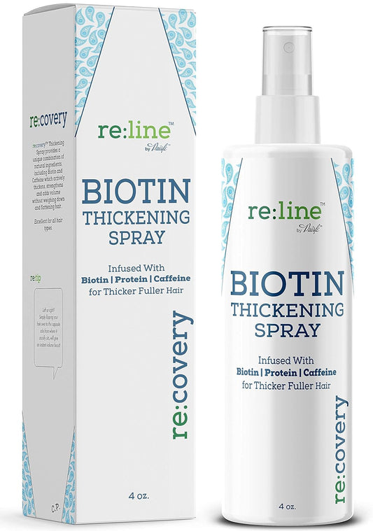 Biotin Hair Thickening Spray for Thin Hair Texturizing Spray Hair Loss Prevention Thinning Hair Thickening Tonic for Fine Hair Thick Hair Growth Products for Men for Women
